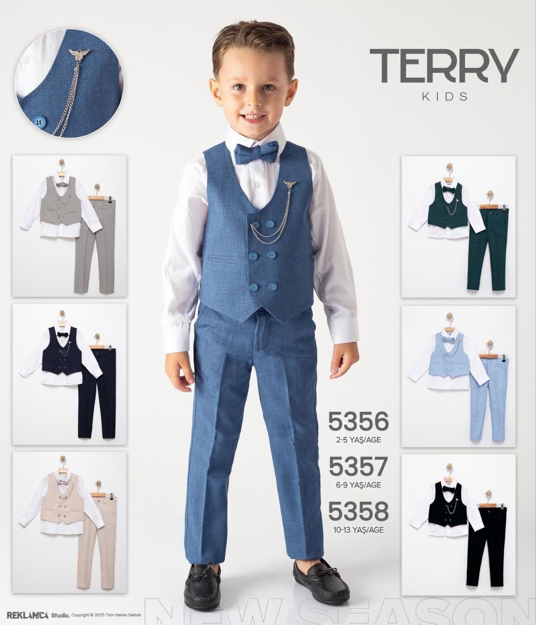 Terry Kids YELEKLİ TAKIM